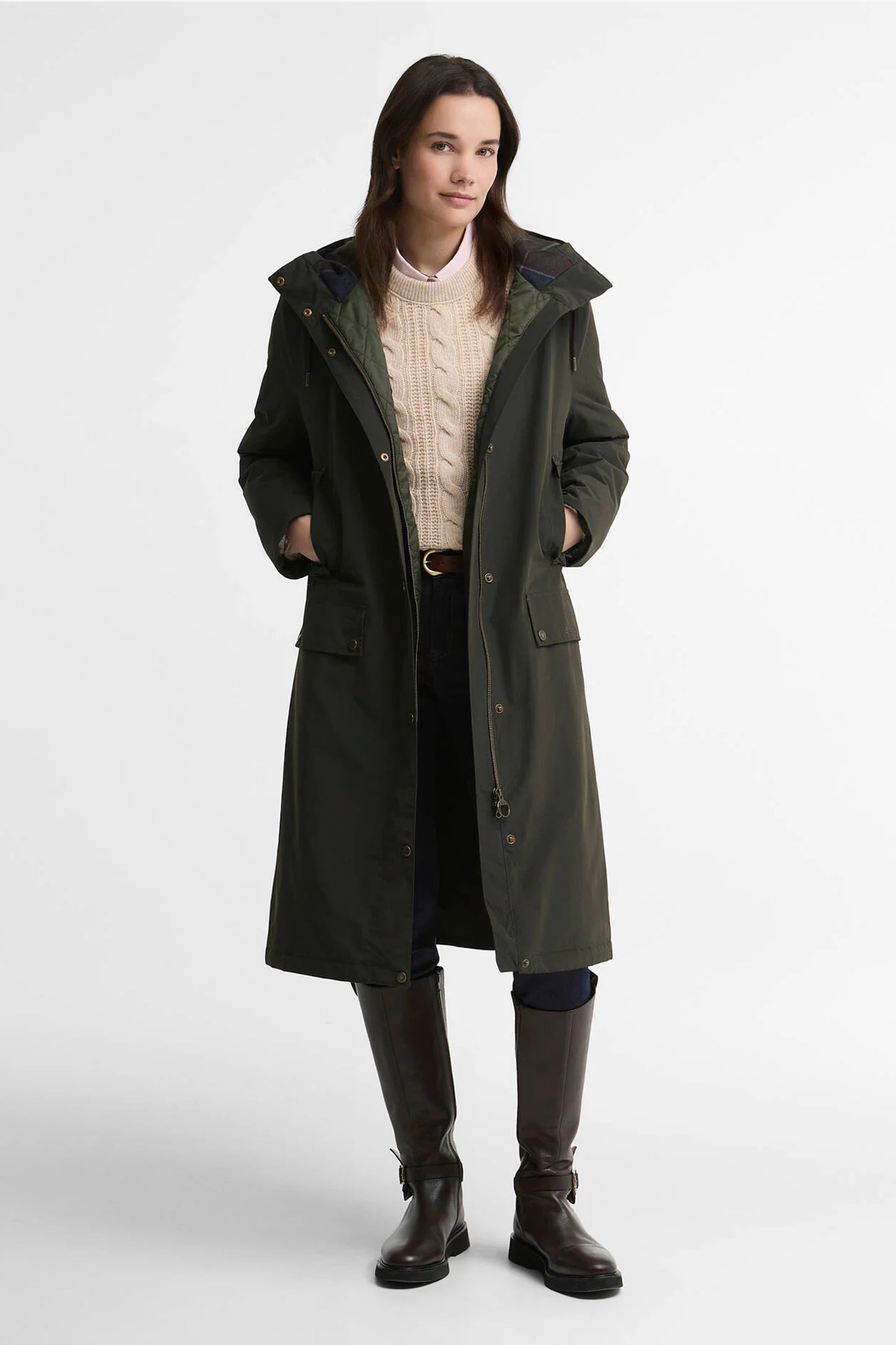 Barbour Matilde Waterproof Jacket #Colour_Sage/Classic