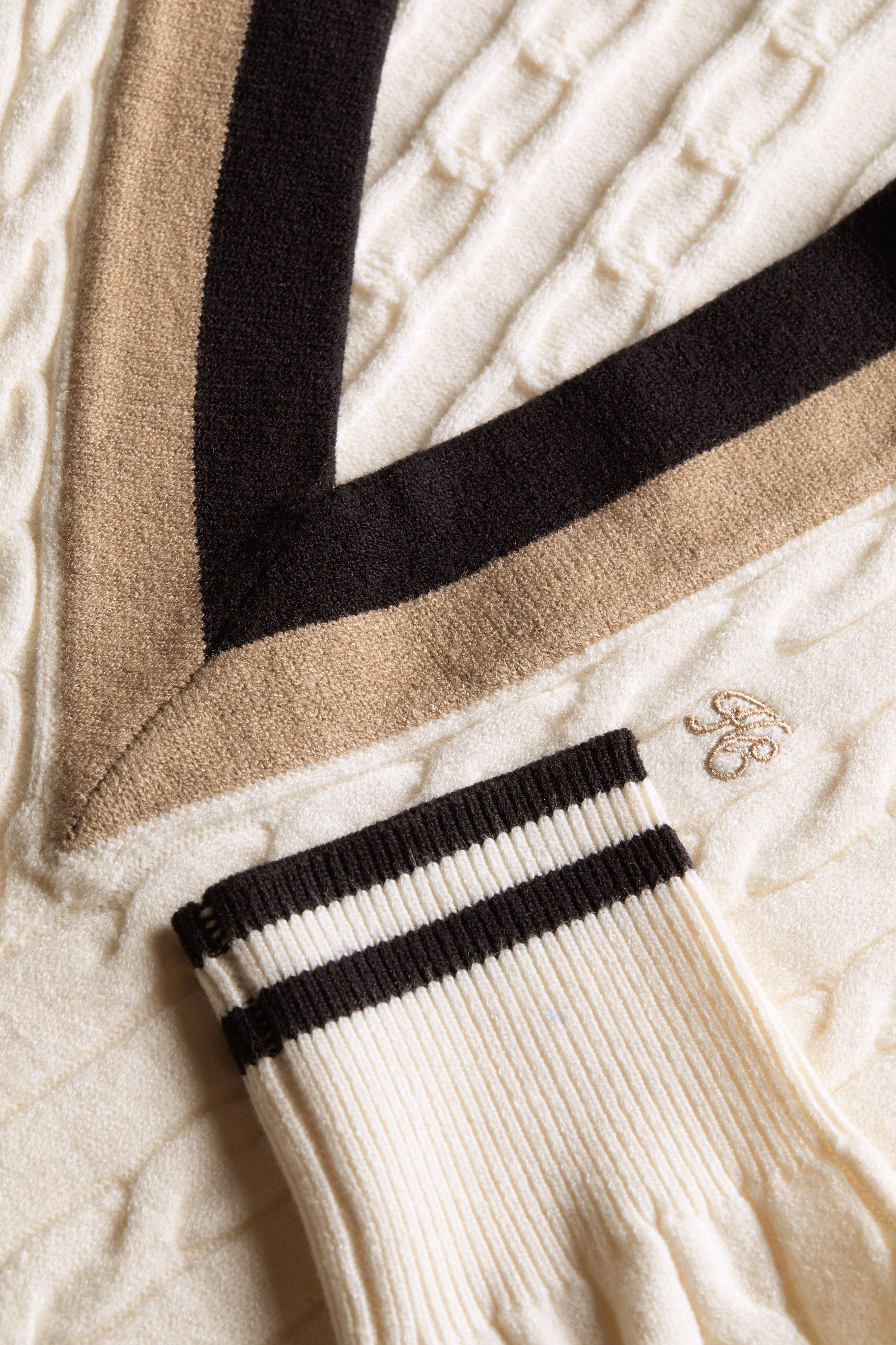 Melissa V Neck Knit -    natural -  XL - View 79