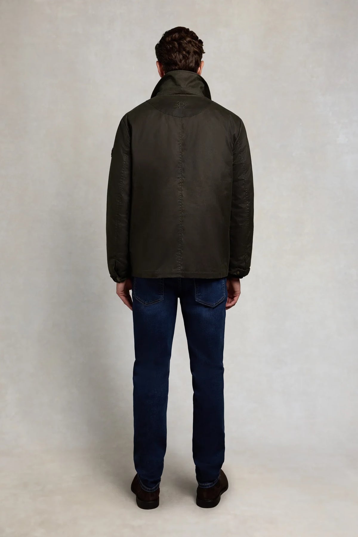 Holland Cooper Men's Classic Wax Jacket #Colour_Moss Wax