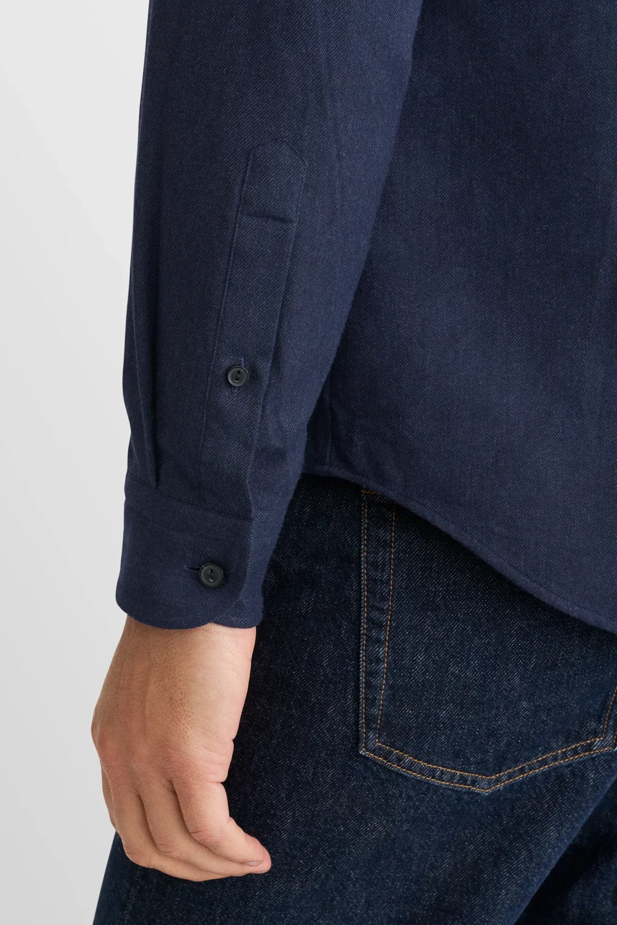 Solid Flannel Shirt