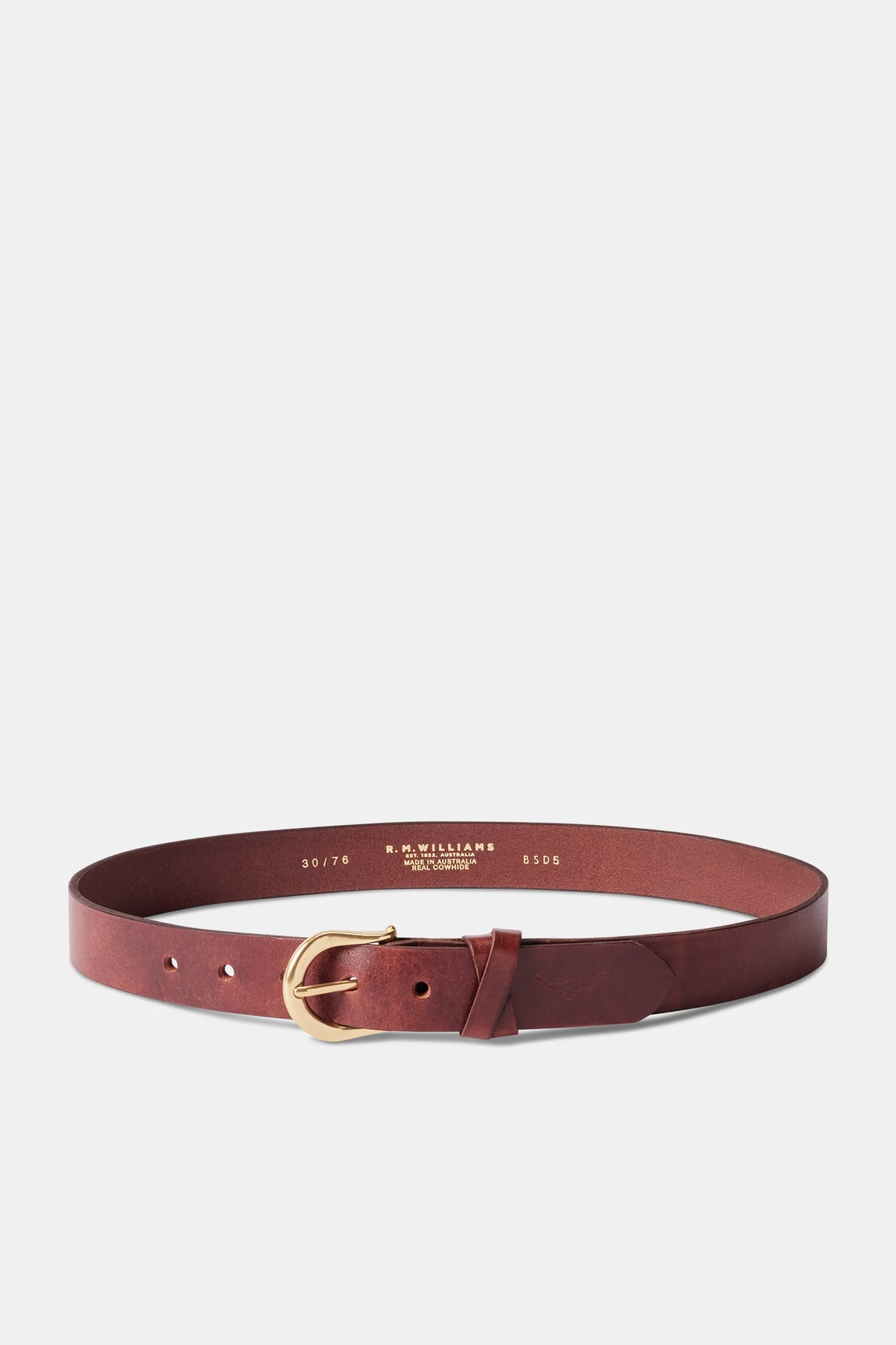 R.M. Williams Margot Belt #Colour_Mid Brown
