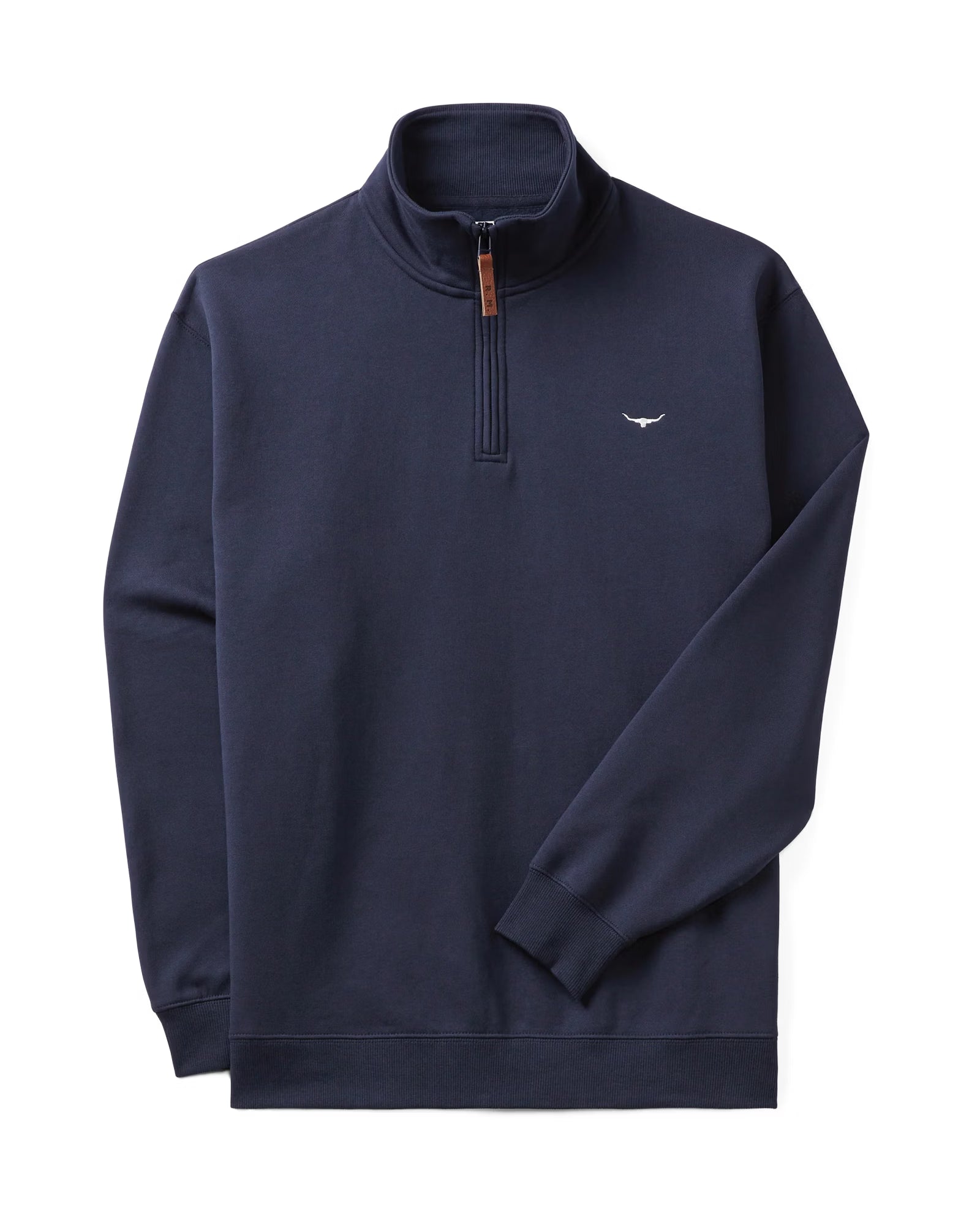 R.M. Williams Mulyungarie 1/4 Zip Sweatshirt #Colour_Navy
