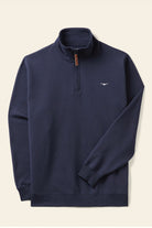 R.M. Williams Mulyungarie 1/4 Zip Sweatshirt #Colour_Navy