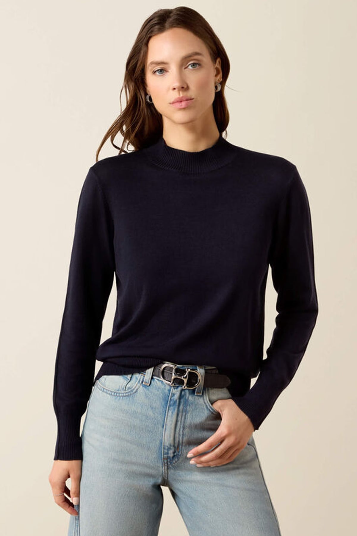 Ariat Coney Sweater #Colour_Show Navy