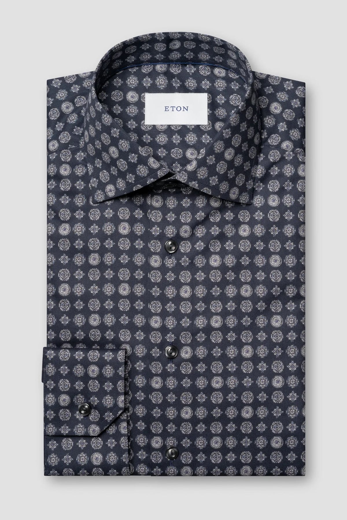 Geometric Signature Twill Shirt
