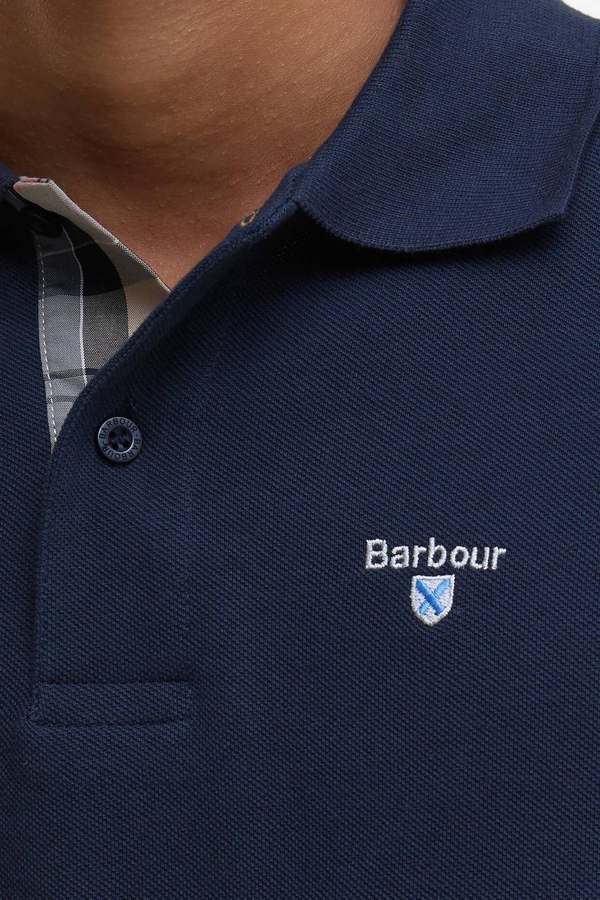 Tartan Pique Tailored Polo Shirt