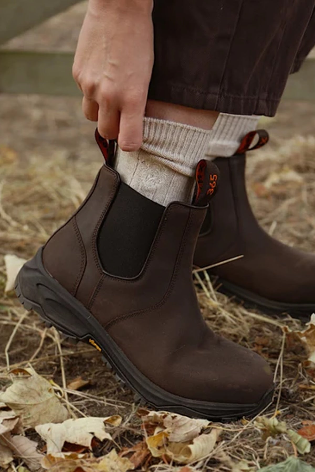 Hicks and Brown Ladies Merino Blend Socks #Colour_Oatmeal
