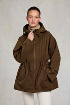 Holland Cooper Whiskey One-Size Lightweight Waterproof Parka #Colour_Whiskey