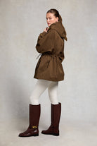Holland Cooper Whiskey One-Size Lightweight Waterproof Parka #Colour_Whiskey