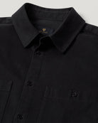 Belstaff Outpost Shirt Cotton Herringbone #Colour_Black