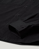 Belstaff Outpost Shirt Cotton Herringbone #Colour_Black