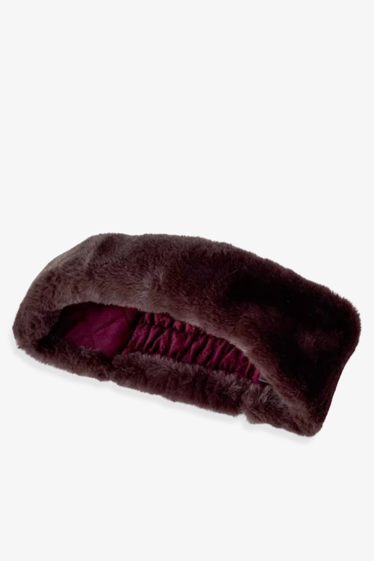 Barkworth Reeve Wildling Headband Reverible Faux Fur & Velvet #Colour_Olive & Fawn