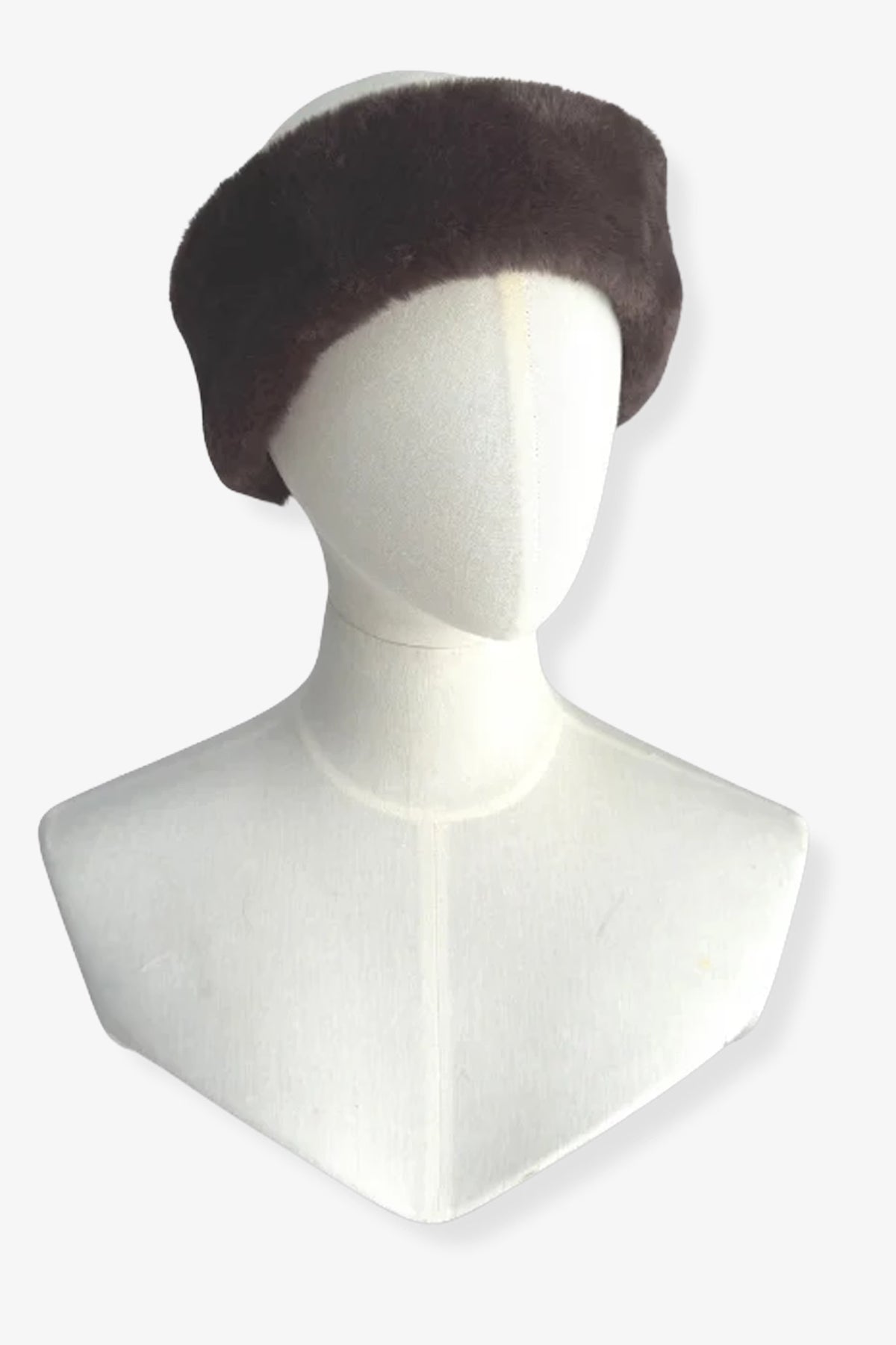Barkworth Reeve Wildling Headband Reverible Faux Fur & Velvet #Colour_Oxblood & Chocolate