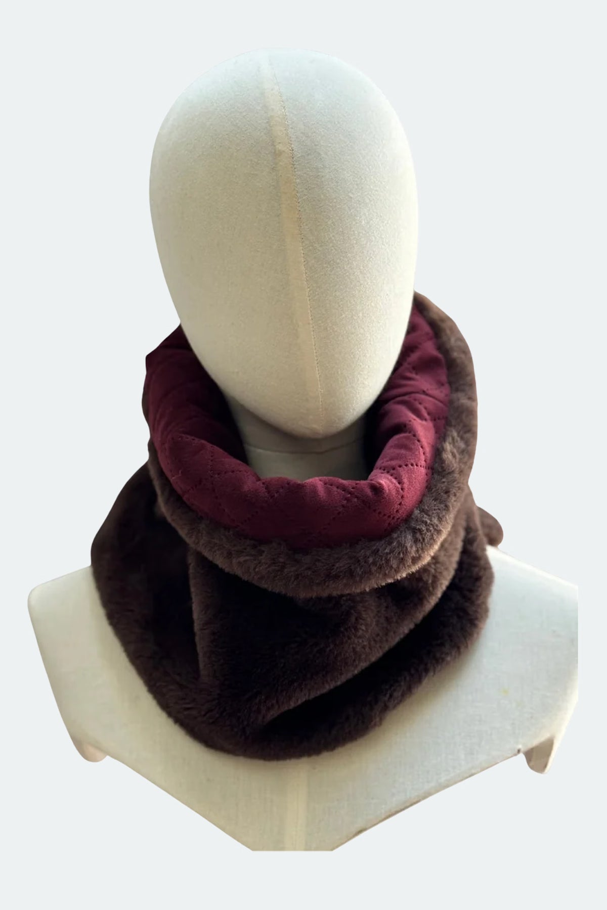 Wildling Reversible Faux Fur & Velvet Snood