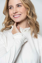 Hartwell White Phoebe Frill Top #Colour_White