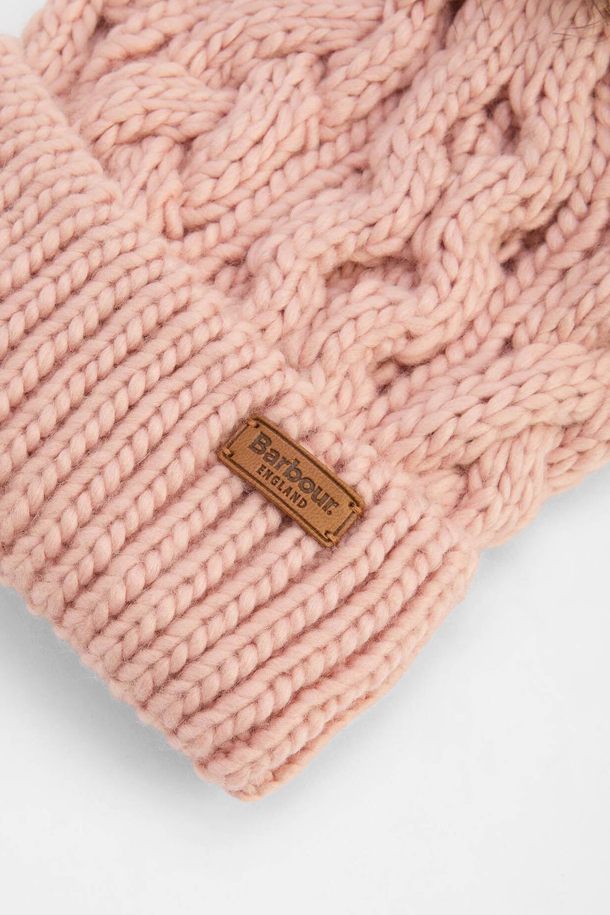 Barbour Penshaw Beanie Hat #Colour_Pink Blush