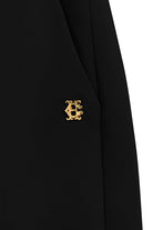 Holland Cooper Black Pleated Wide Leg Trouser #Colour_Black