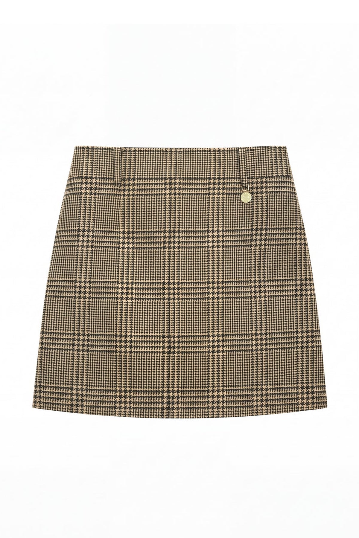 Holland Cooper Regency Skirt #Colour_Prince of Wales Brown