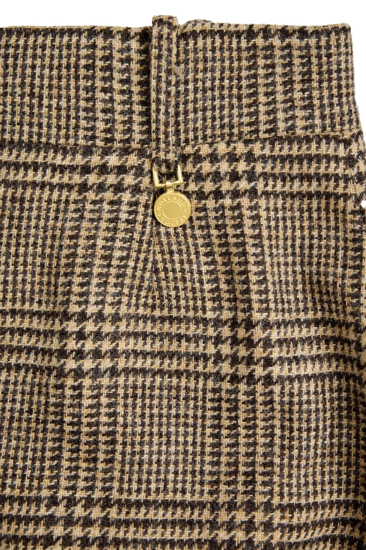 Holland Cooper Regency Skirt #Colour_Prince of Wales Brown