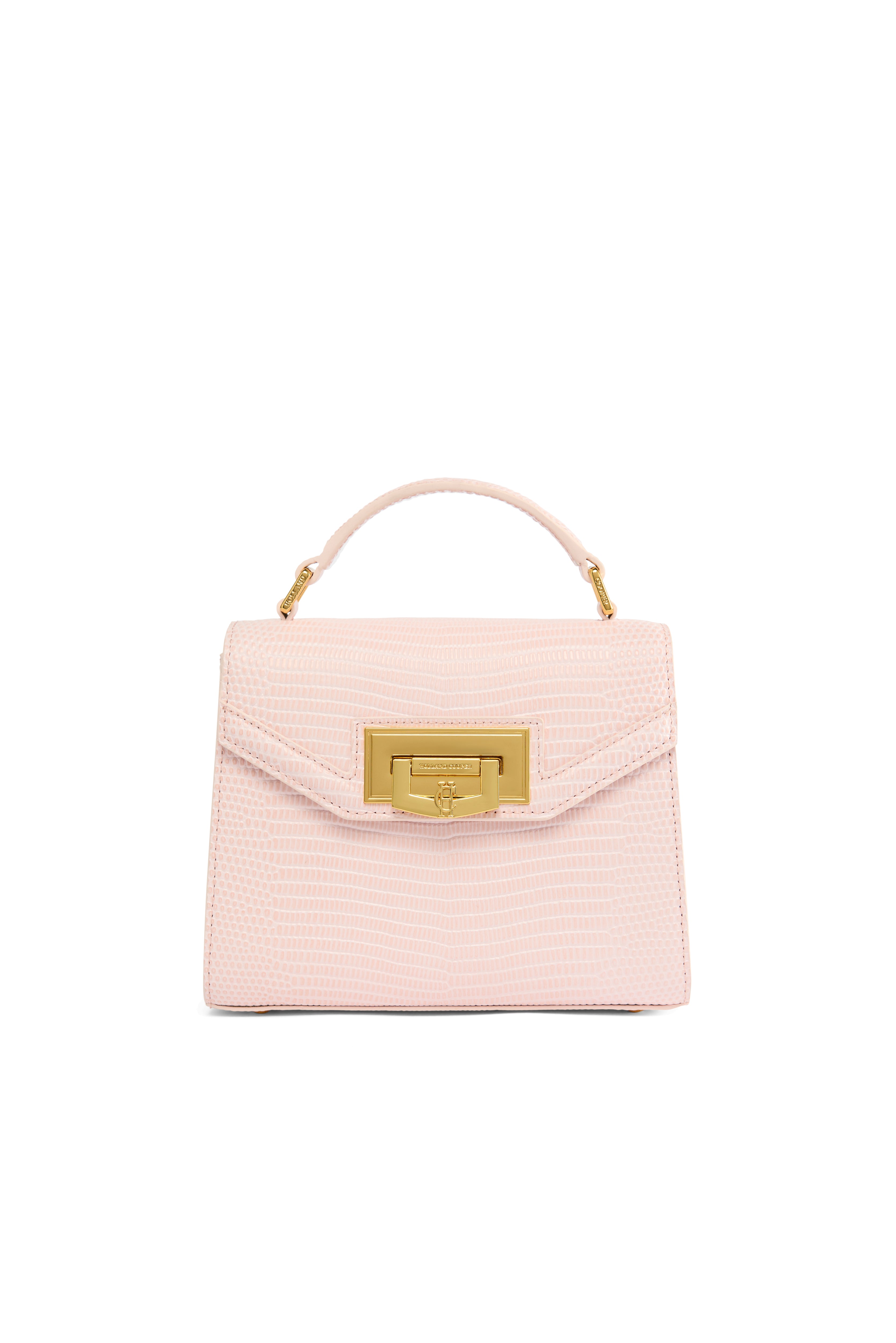 Holland Cooper Blush Lizard Mini Cheltenham Bag #Colour_Blush Lizard