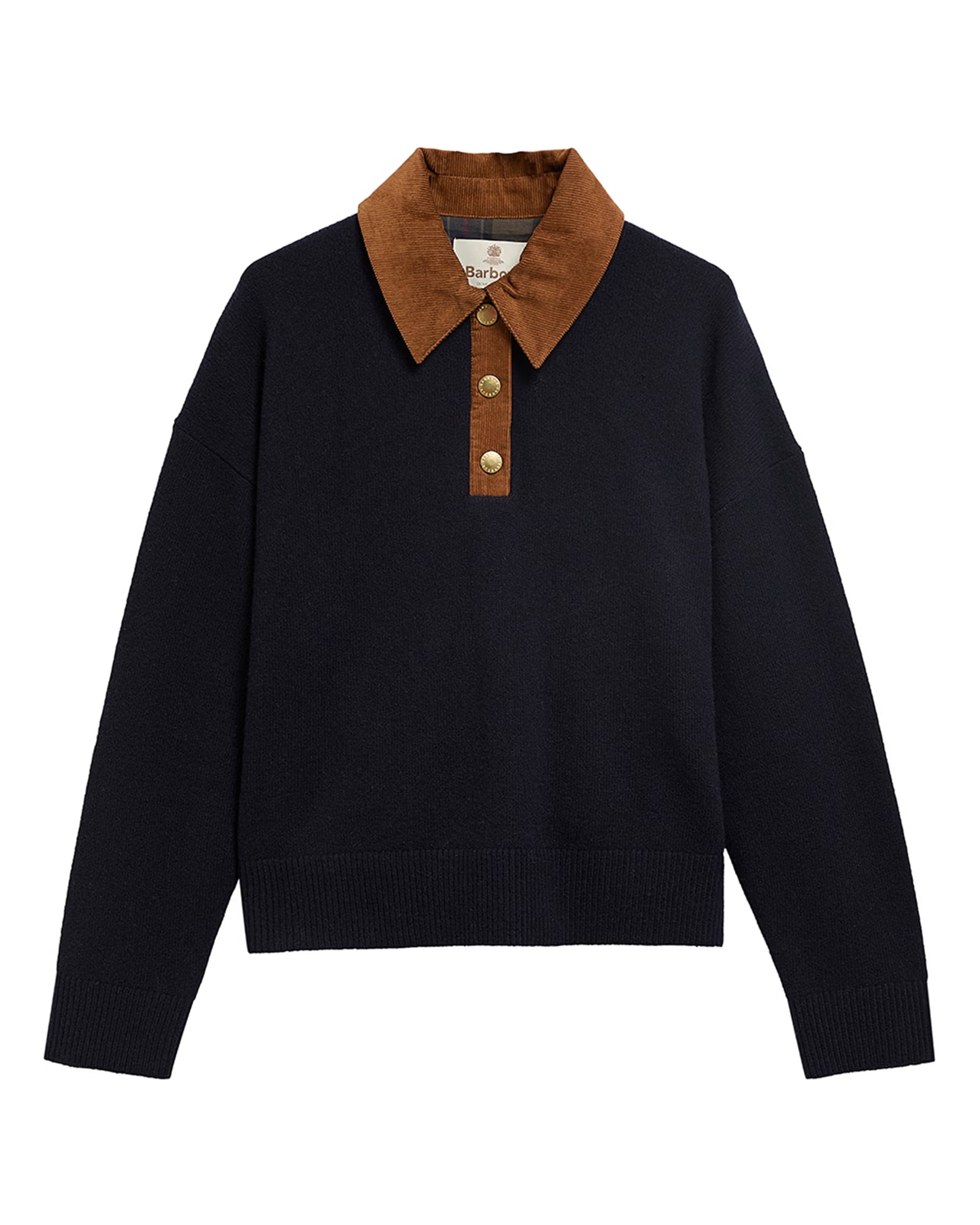 Barbour Ravenshill Knitted Jumper #Colour_Navy