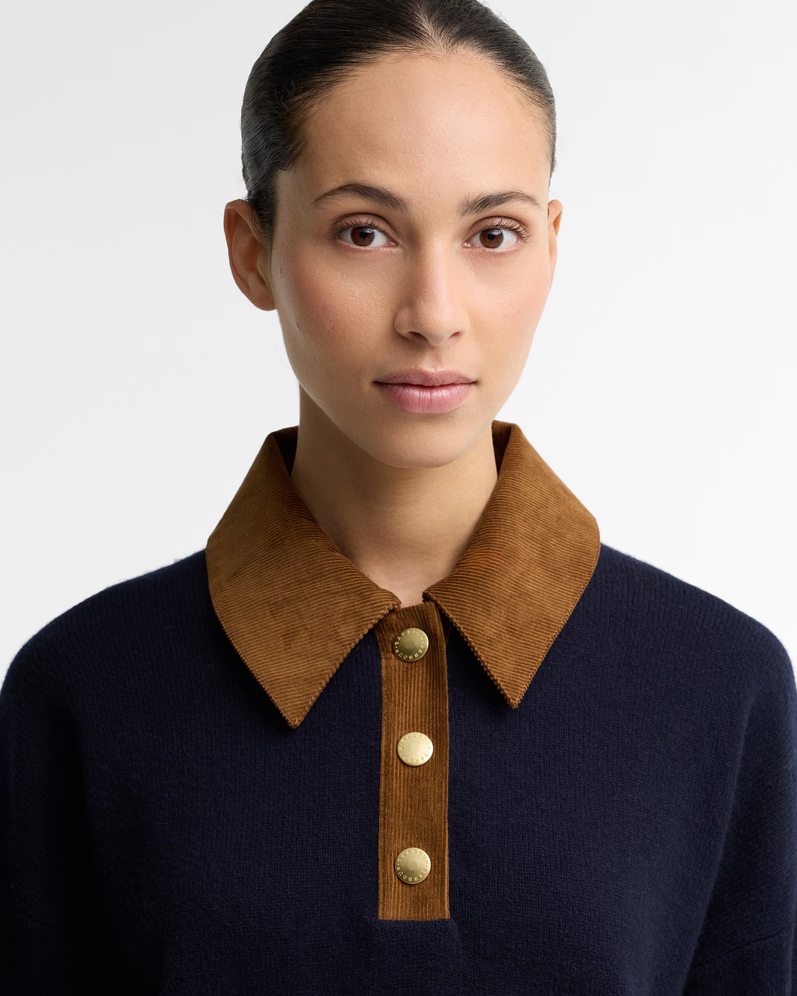 Barbour Ravenshill Knitted Jumper #Colour_Navy