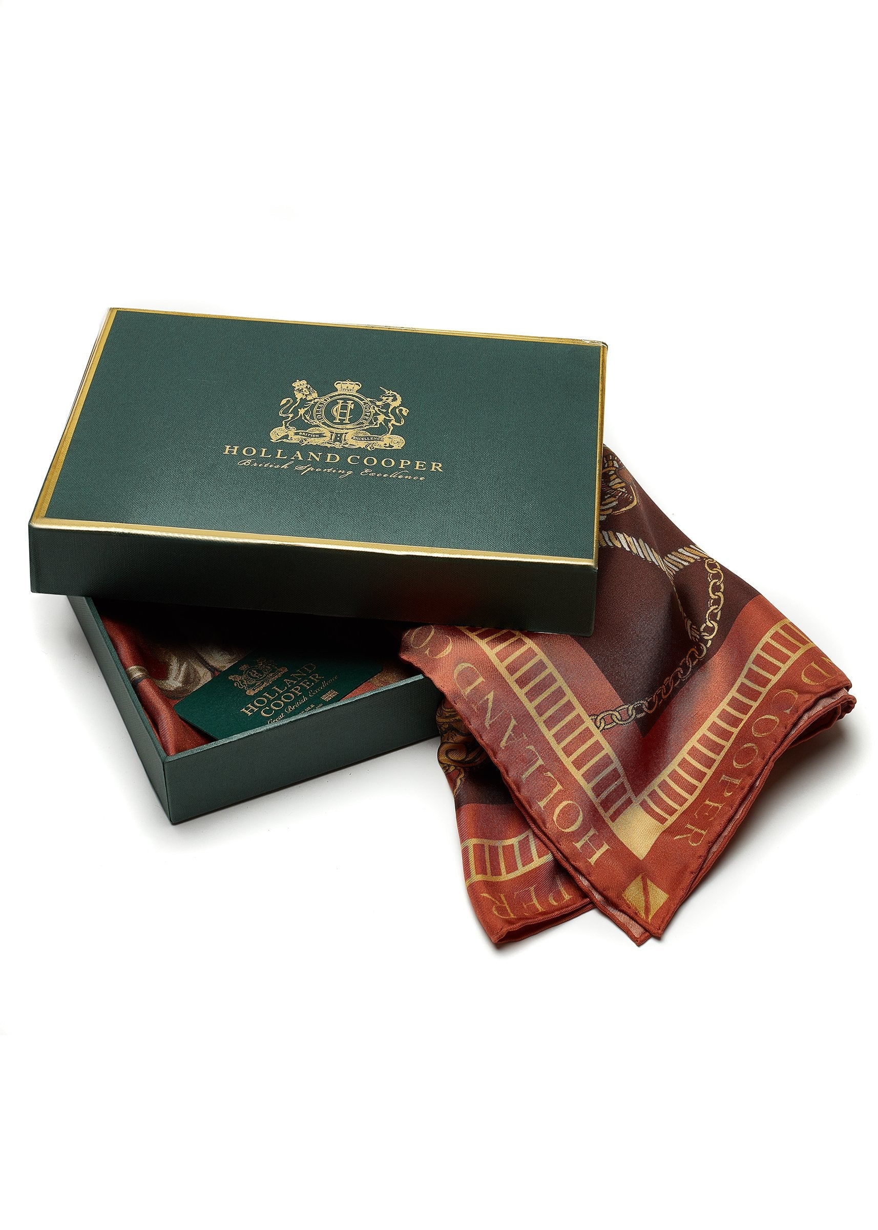 Regal Horse Silk Scarf -    caramel - View 19