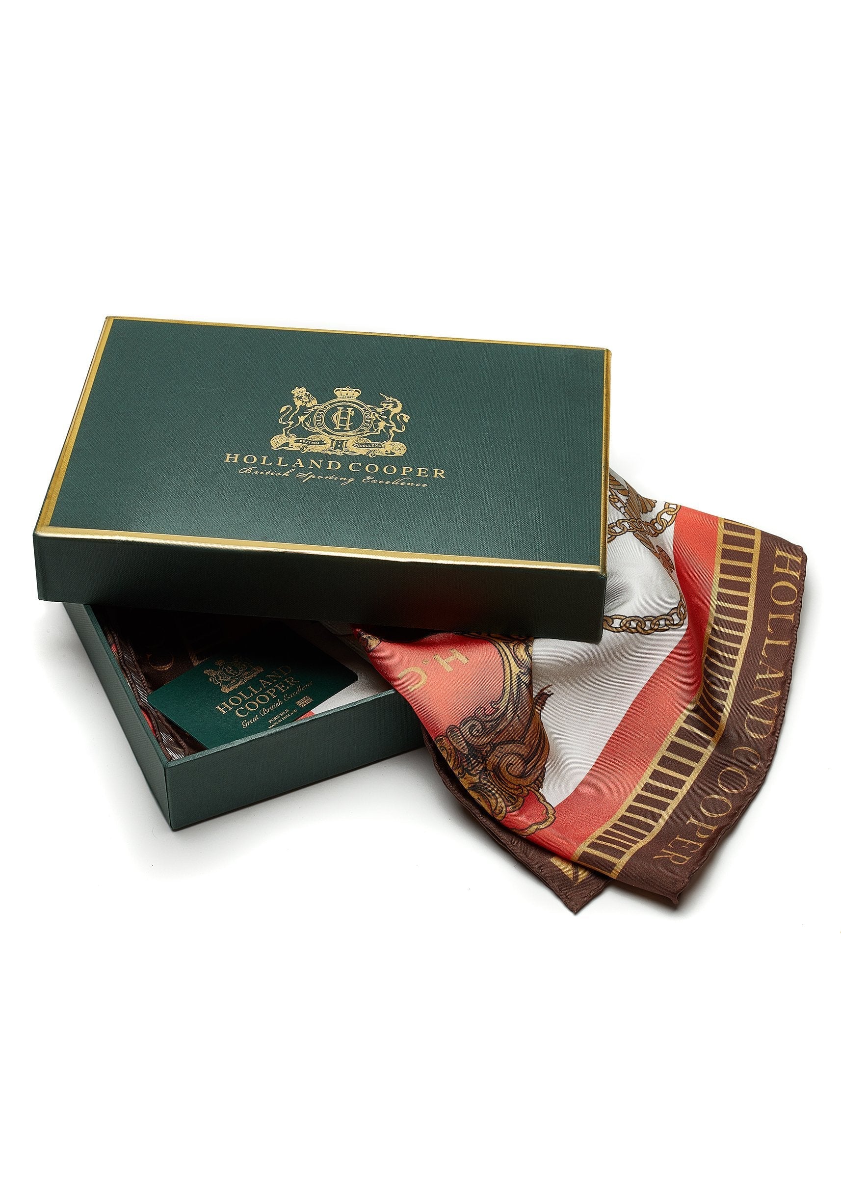 Regal Horse Silk Scarf -    sienna - View 37