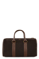 Regency Holdall -   brown herringbone