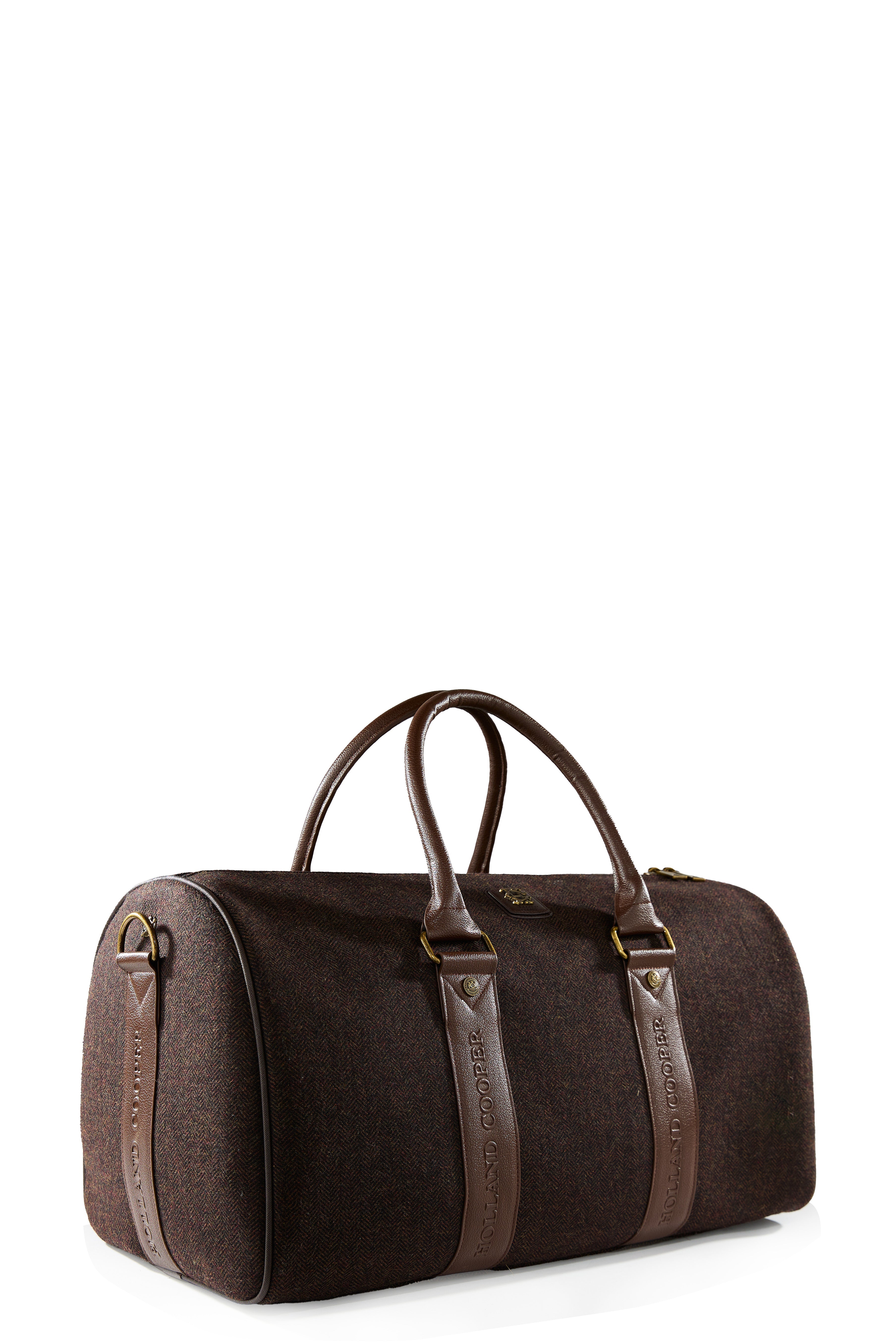 Regency Holdall -   brown herringbone - View 3