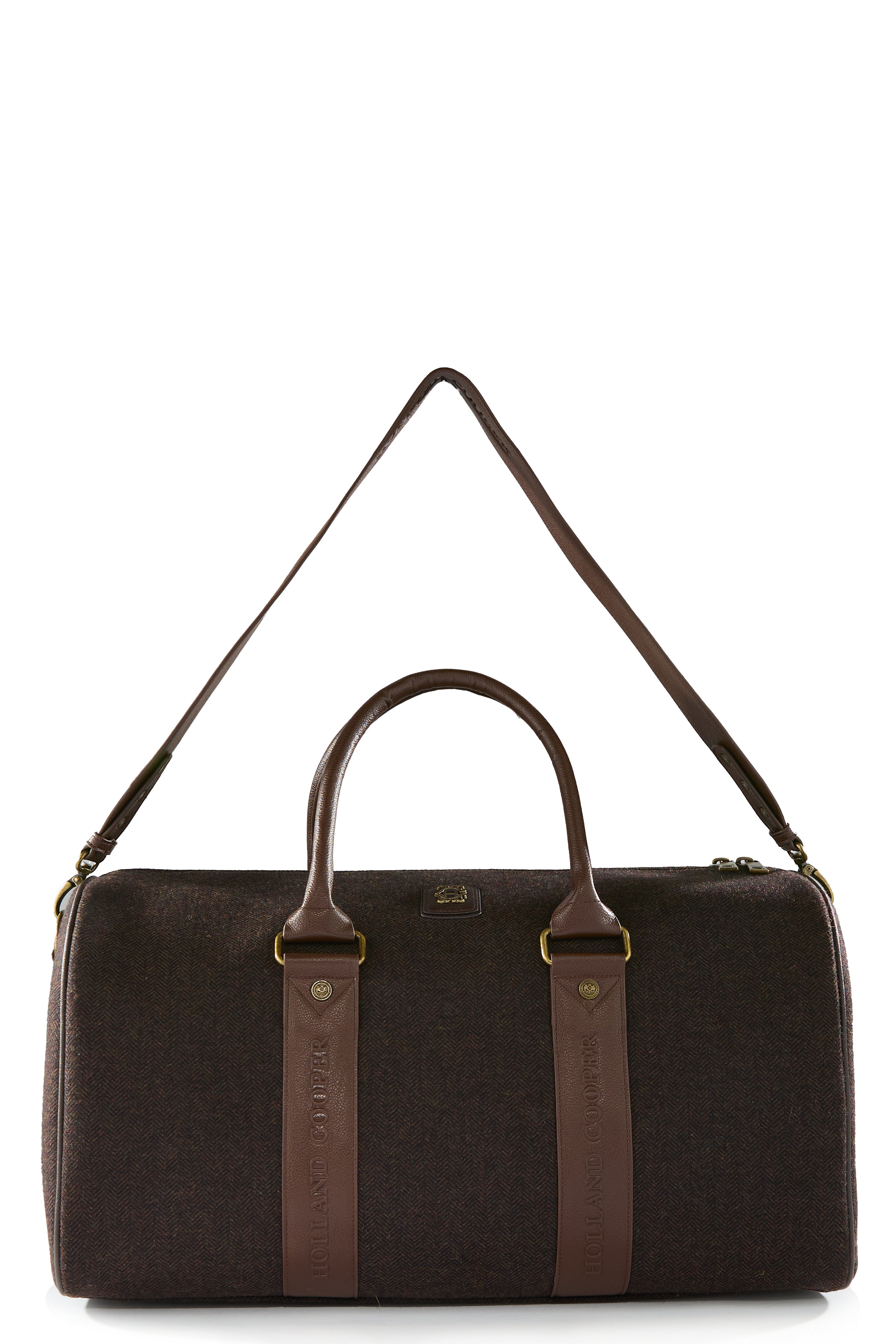 Regency Holdall -   brown herringbone - View 5