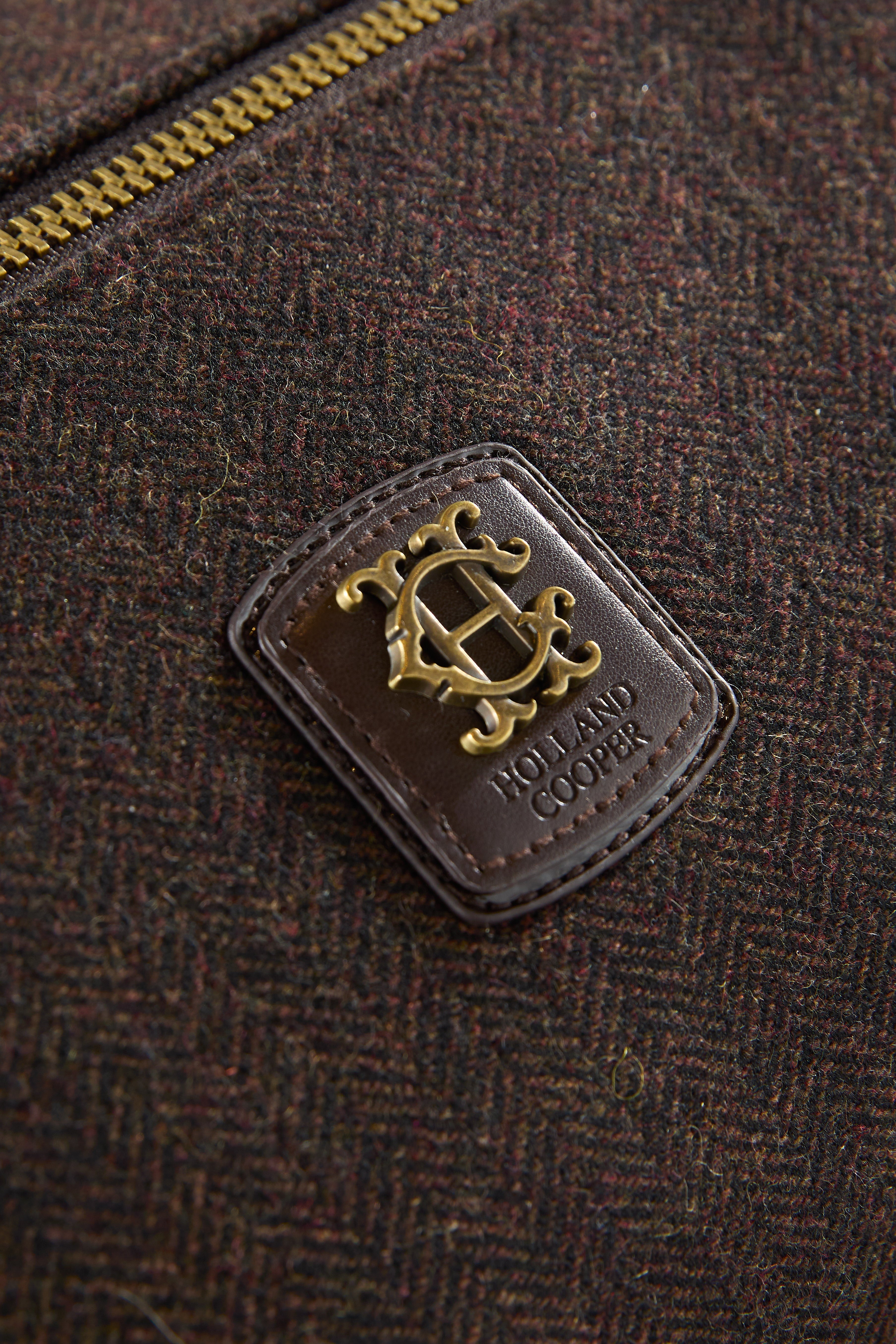 Regency Holdall -   brown herringbone - View 9