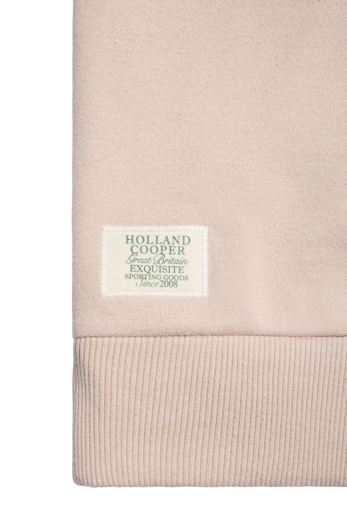 Holland Cooper Relaxed Fit Script Hoodie #Colour_Stone