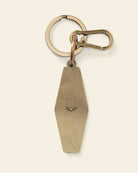 R.M. Williams Rope Logo Enamel Keyring #Colour_Pine Green