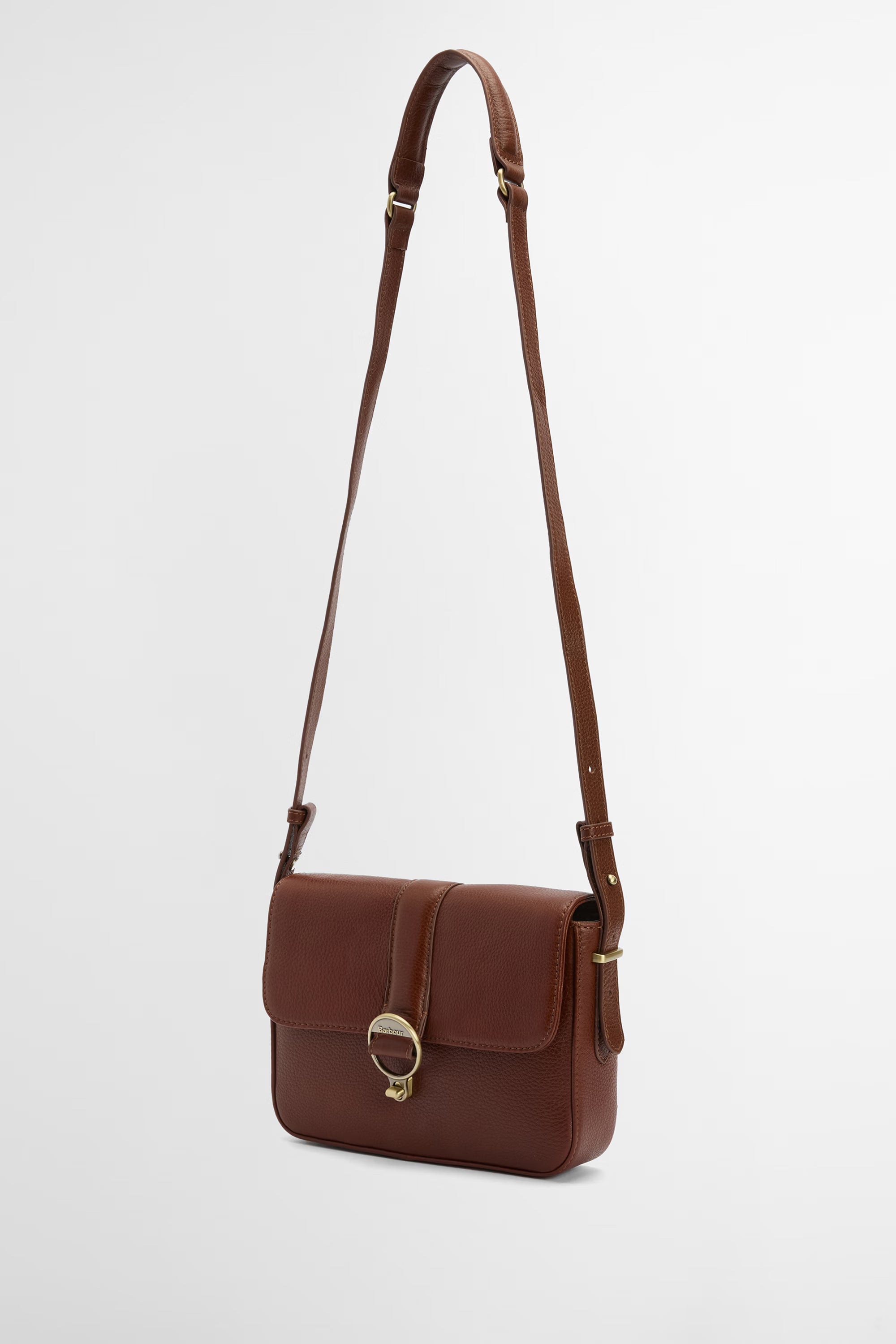 Barbour Rosa Leather Crossbody Bag #Colour_Black