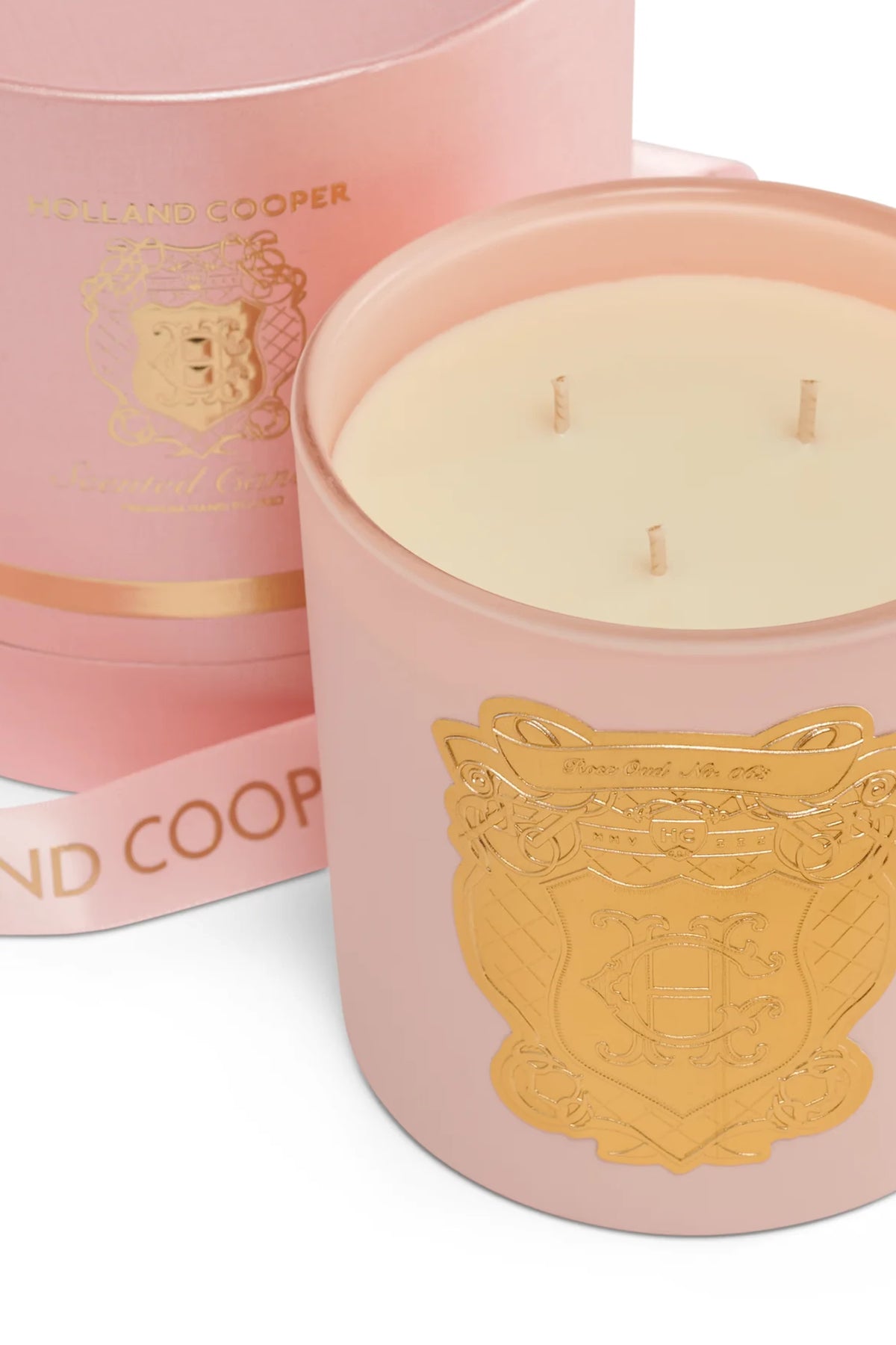 Holland Cooper Triple Wick Candle #Colour_Rose Oud