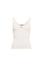Holland Cooper White Ruby Knitted Vest #Colour_White