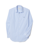 R.M. Williams White/Blue Sommers Poplin Stripe Shirt #Colour_White/Blue