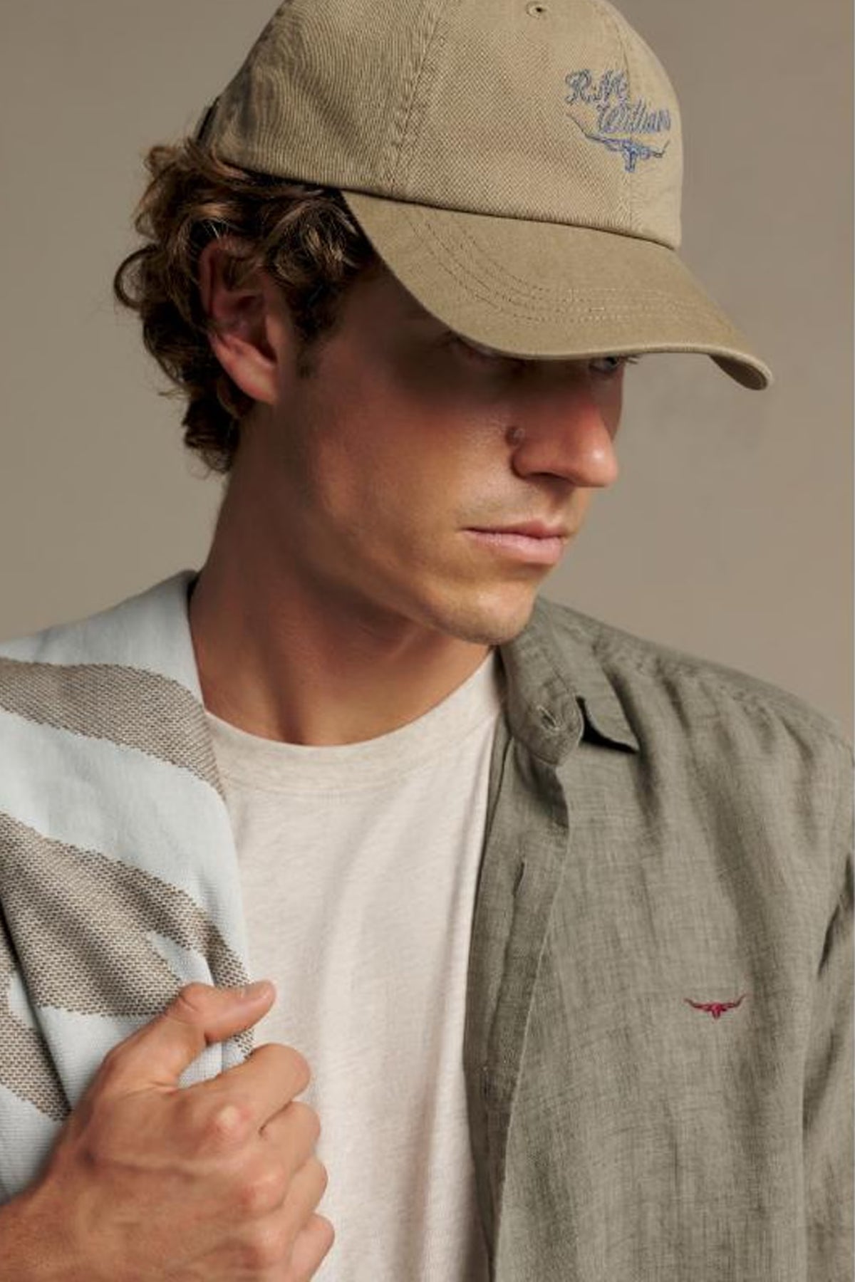 Script Longhorn Cap