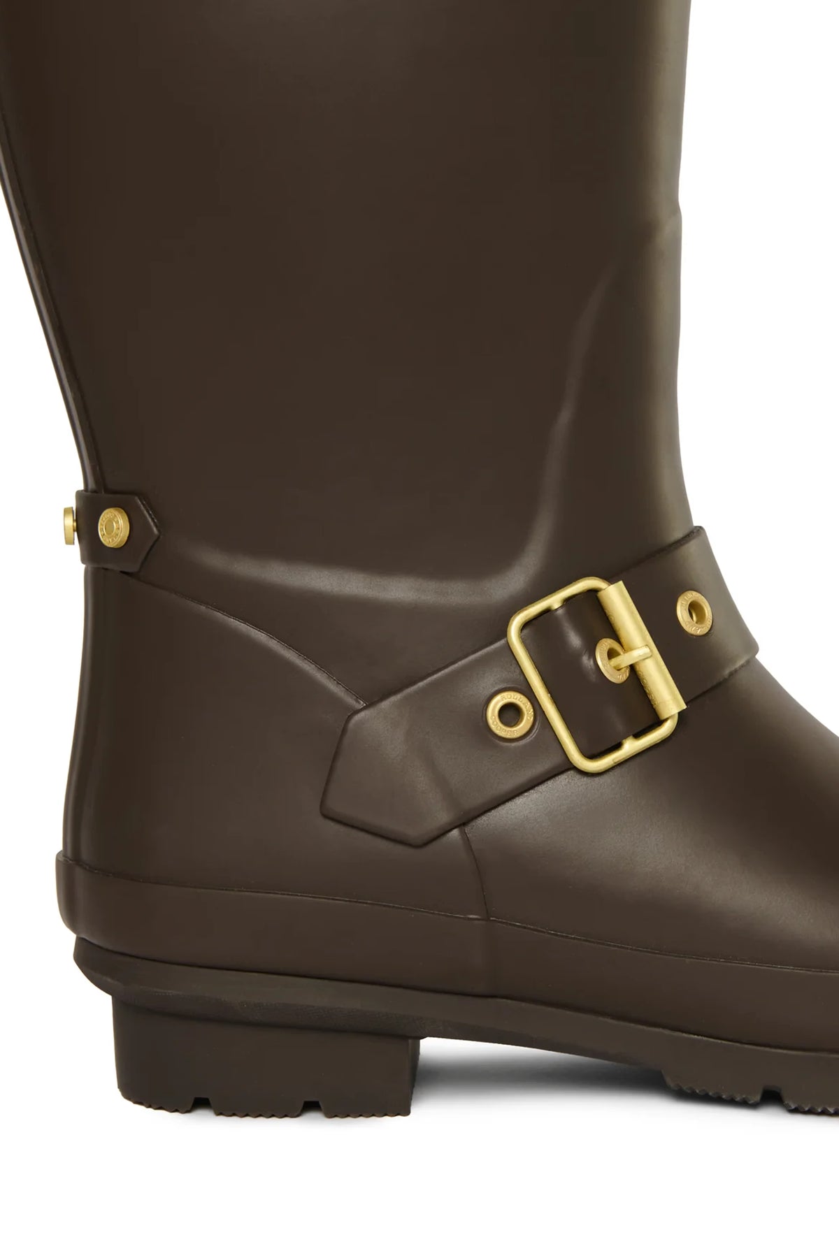 Holland Cooper Sherpa Lined Regency Wellington #Colour_Chocolate Matte Gold