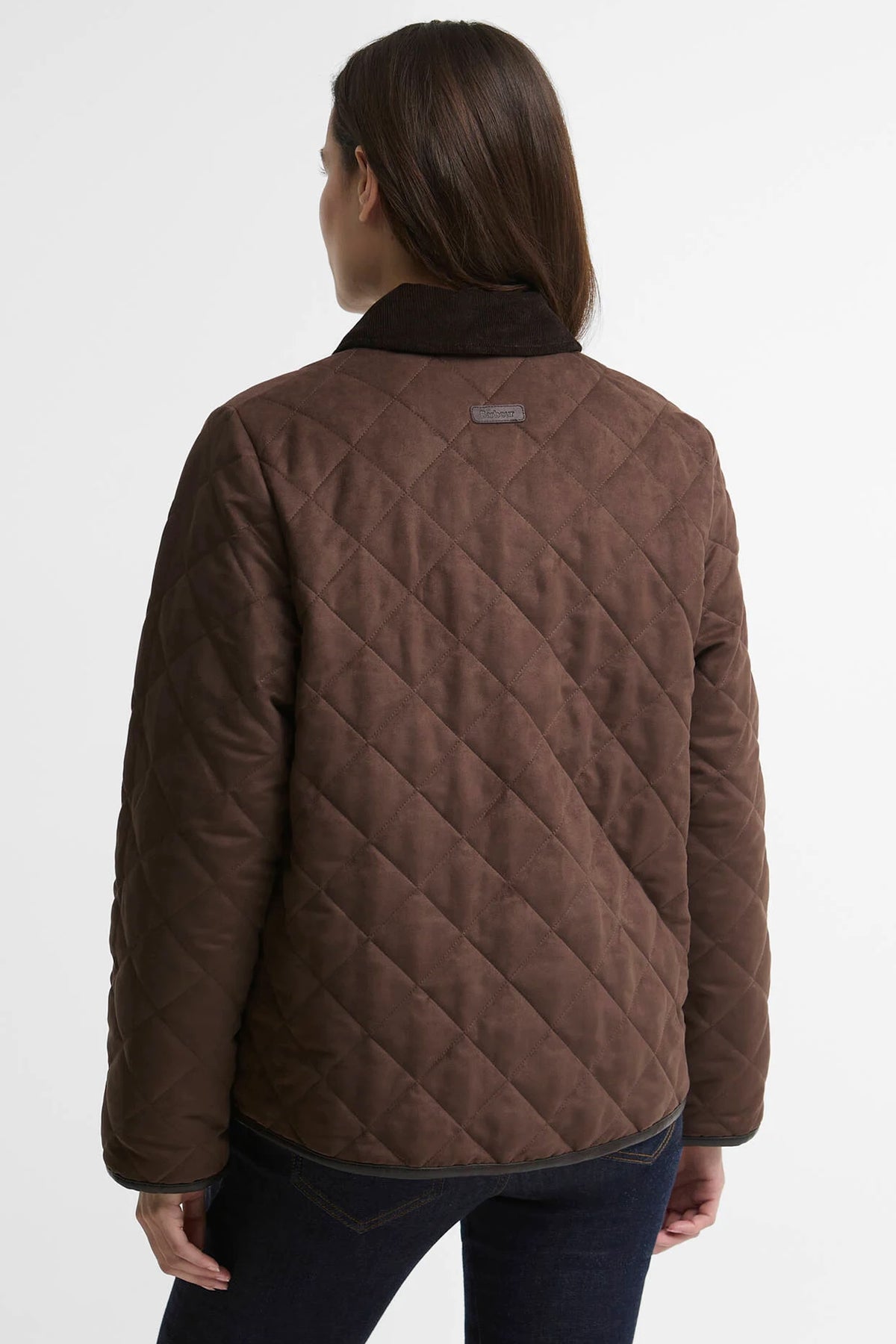 Barbour Sonya Quilted Jacket #Colour_Dk Brown/Muted