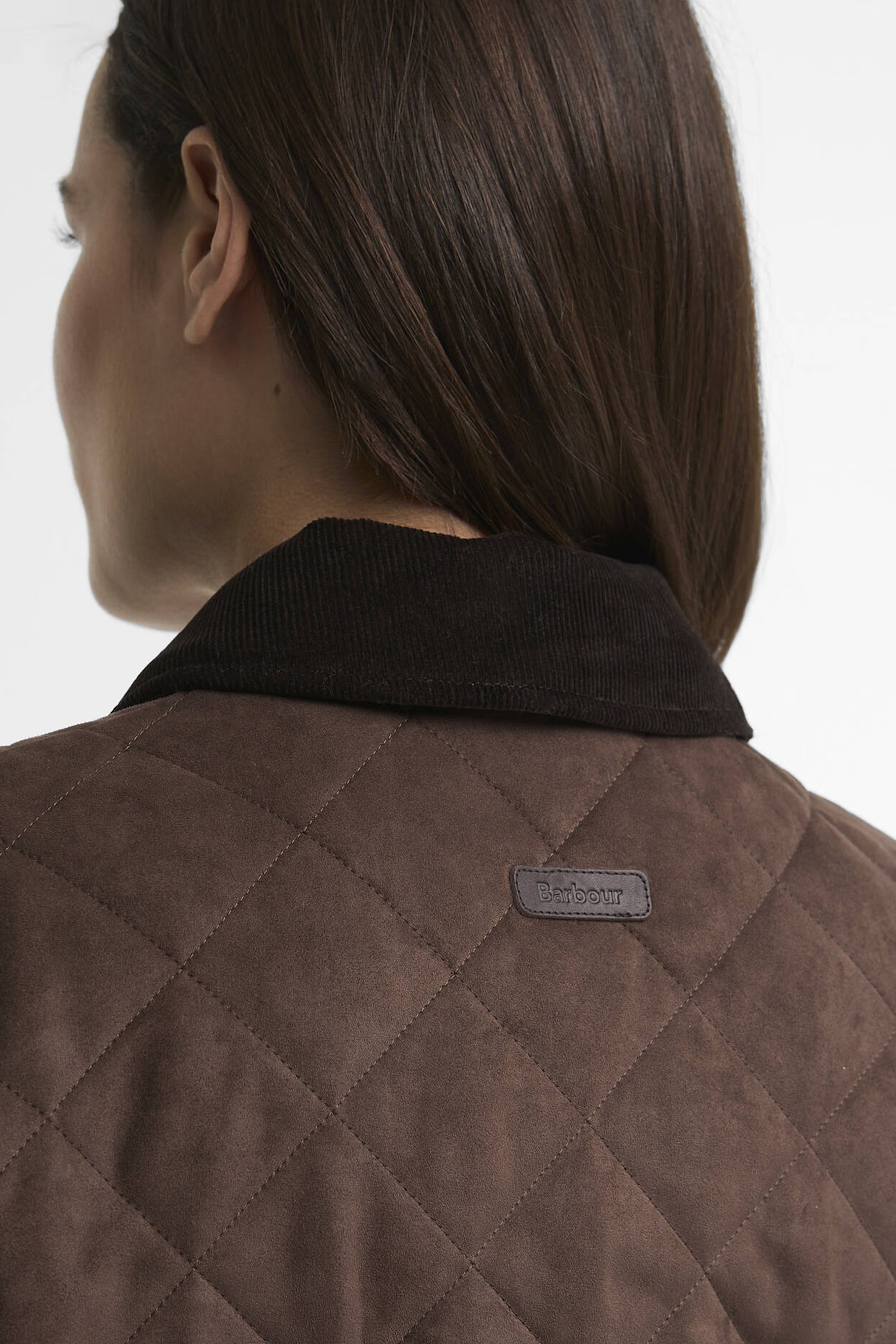 Barbour Sonya Quilted Jacket #Colour_Dk Brown/Muted
