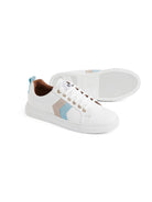Fairfax & Favor Sky Blue/Stone Alexandra Trainer #Colour_Sky Blue/Stone