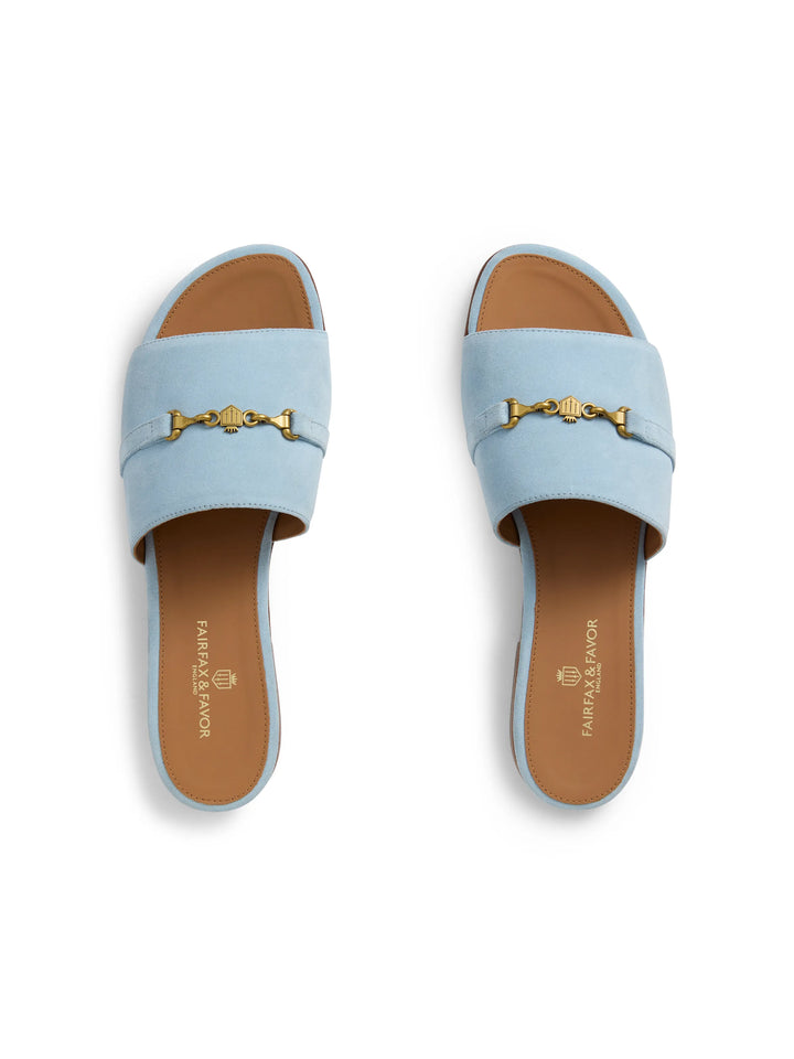 Fairfax & Favor Sky Blue Heacham Sandal #Colour_Sky Blue