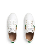 Fairfax & Favor Clover Green/Tan Platform Alexandra Trainer #Colour_Clover Green/Tan