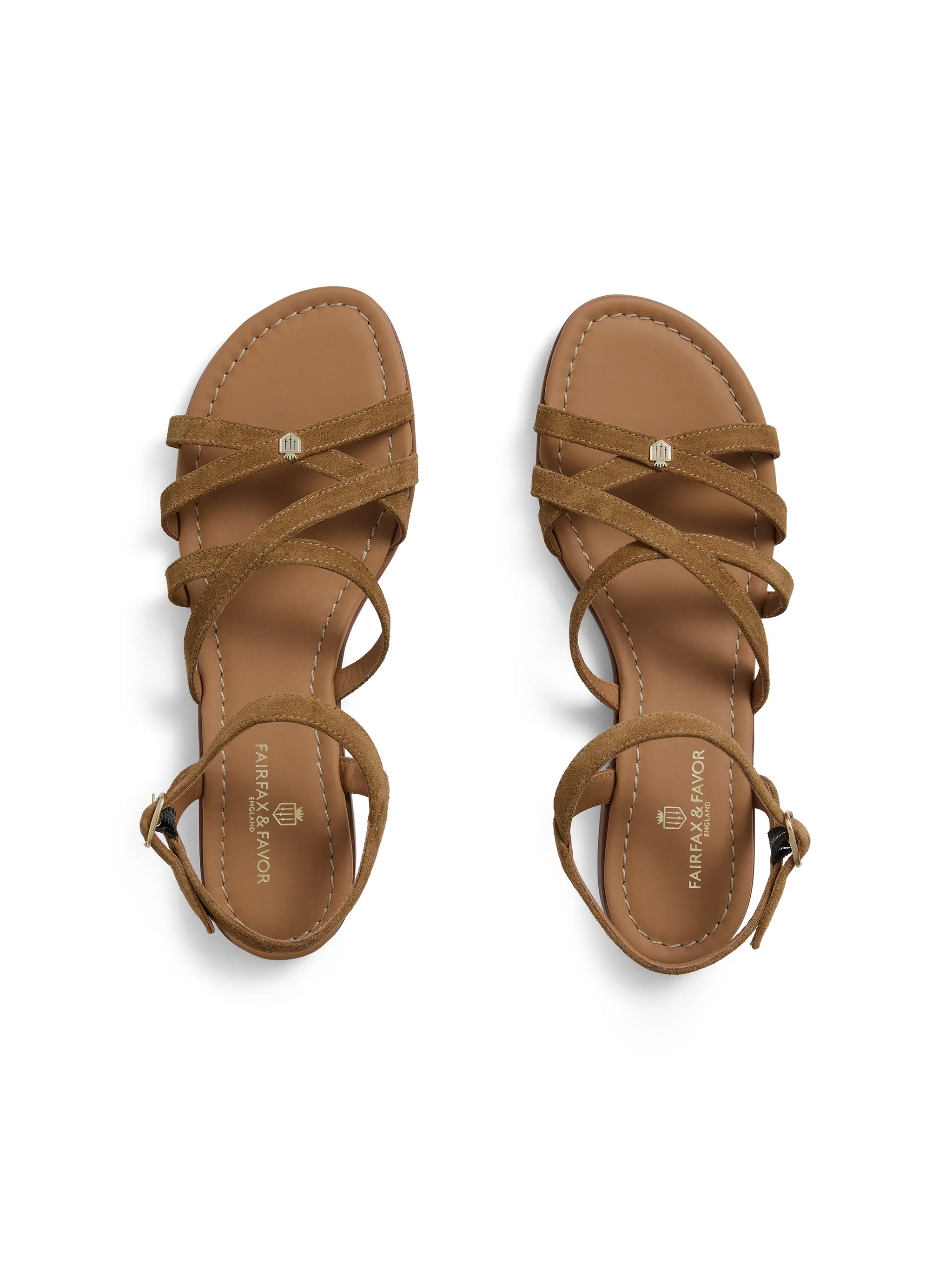 Fairfax & Favor Tan St Ives Sandal #Colour_Tan
