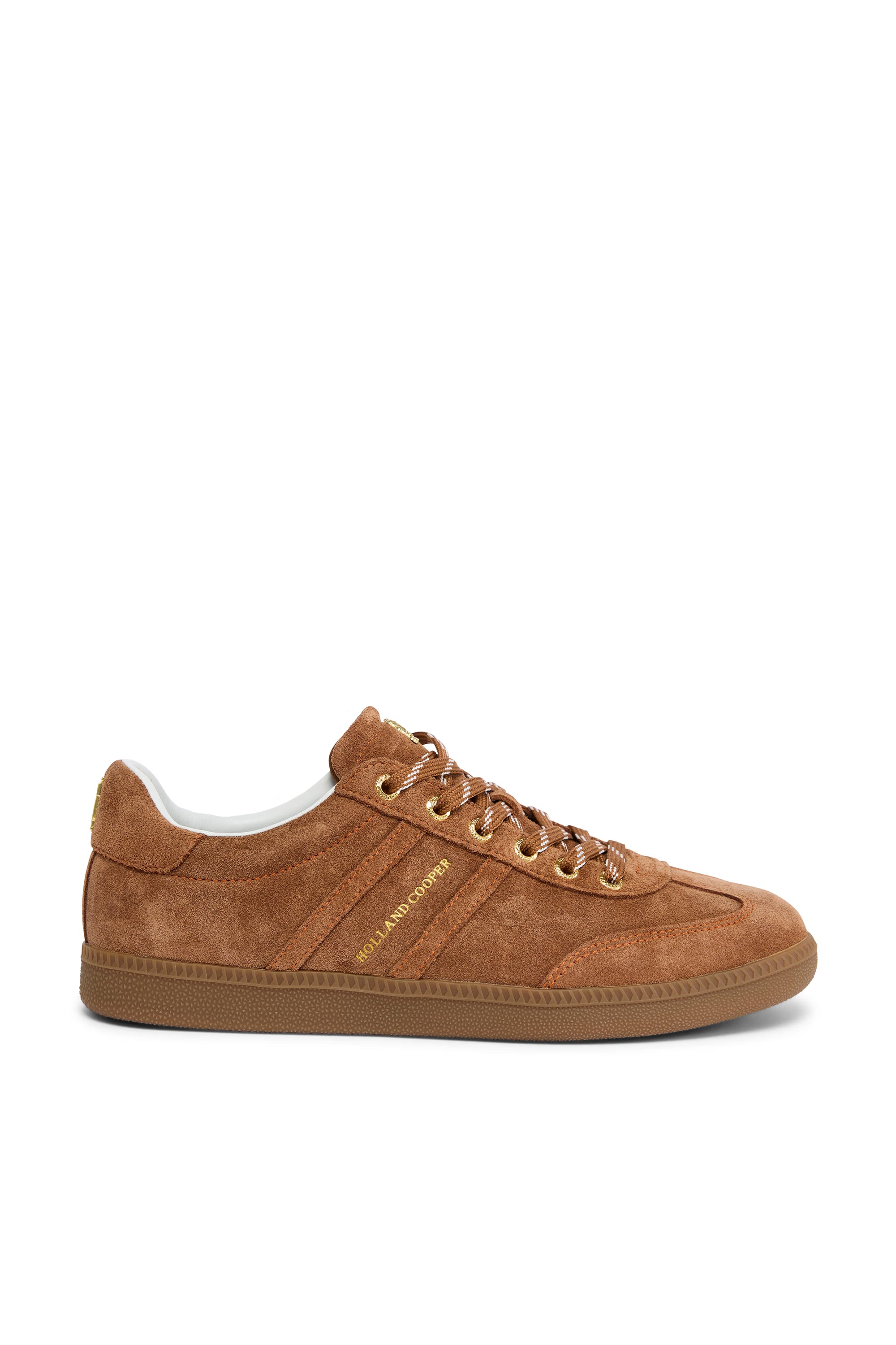 Holland Cooper Knightsbridge Court Trainer #Colour_Tan
