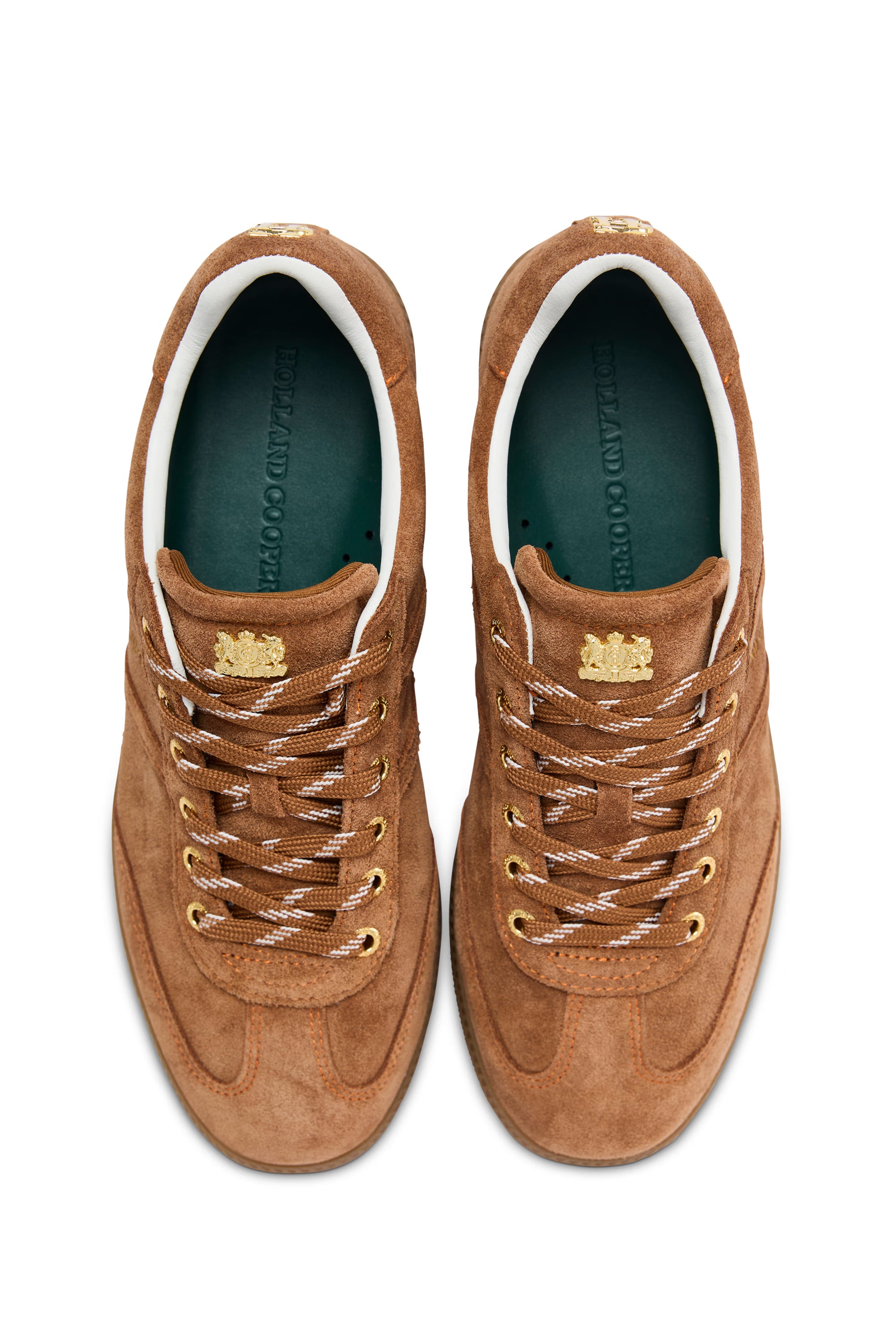 Holland Cooper Knightsbridge Court Trainer #Colour_Tan
