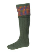 House of Cheviot Tayside Shooting Socks #Colour_Spruce