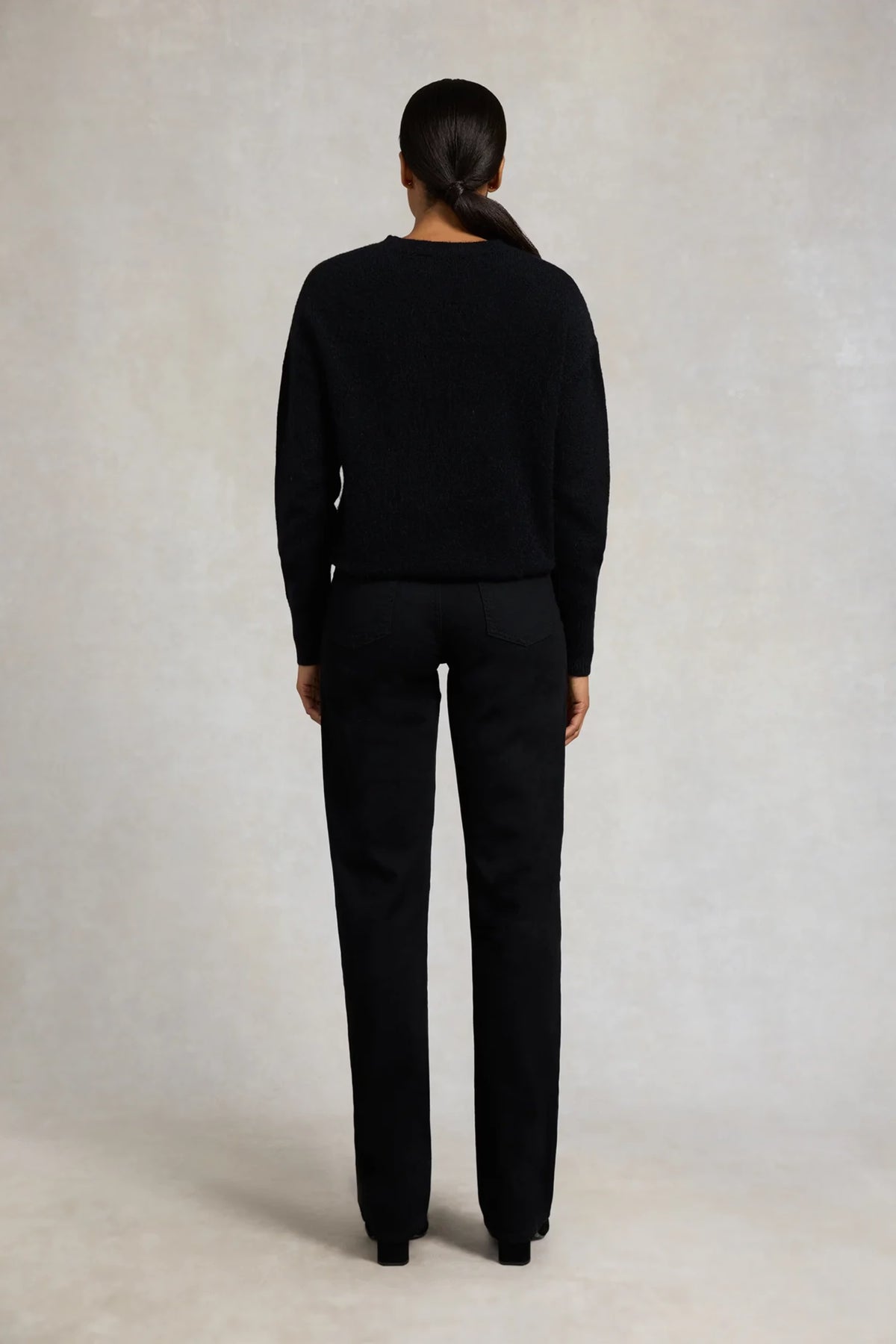 Holland Cooper Tori Crew Neck Knit #Colour_Black